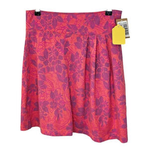 Title Nine Womens Breeze Skirt Size Small Coral Floral Mini